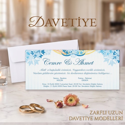Beren Uzun Davetiye 0943 - Yaren Davetiye